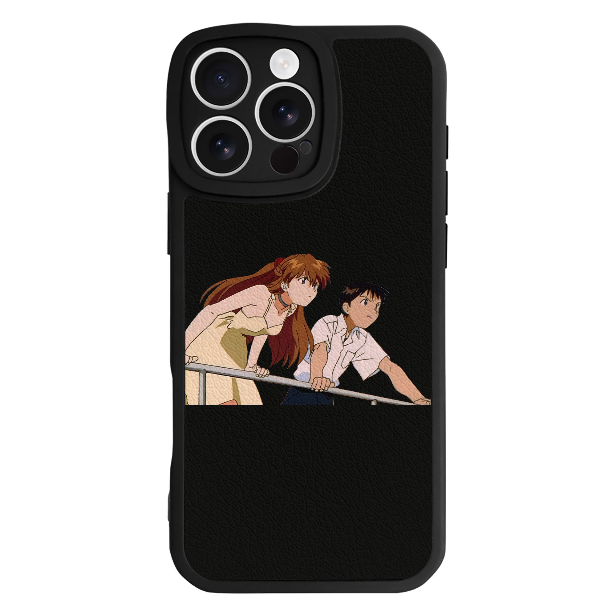 （画像用） EVA 新世紀エヴァンゲリオン 【iPhone 16シリーズ対応】シリコンスマホケース（レザー調） 材質：シリコン